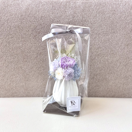 プリザーブドフラワー仏花　かご花　アレンジ　お供え花　一周忌　三回忌　法要 お供え 花 プリザーブドフラワー 仏花 琴 供花 仏壇用 祭壇 一周忌 三