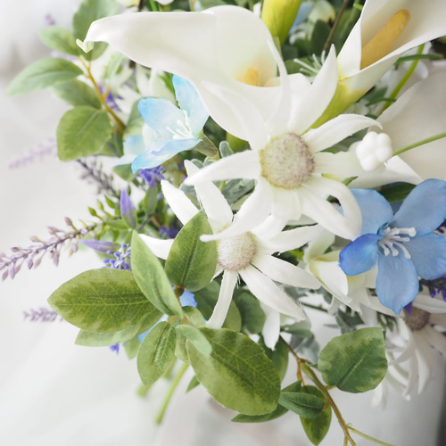 受注制作】ウェディングブーケ ブートニア 結婚式 カラー 受注制作】ウェディングブーケ ブートニア 結婚式 カラー