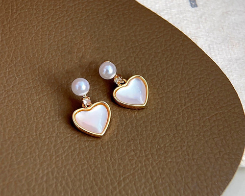 【鑑別書あり】天然ルビー ハート型 ピアス K18 /total1.6ct ▽ハート形ルビーピアスk18 ビジューハートピアス