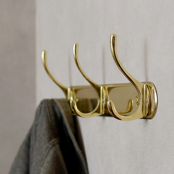 真鍮製壁掛けハンガー 真鍮製壁掛けハンガー