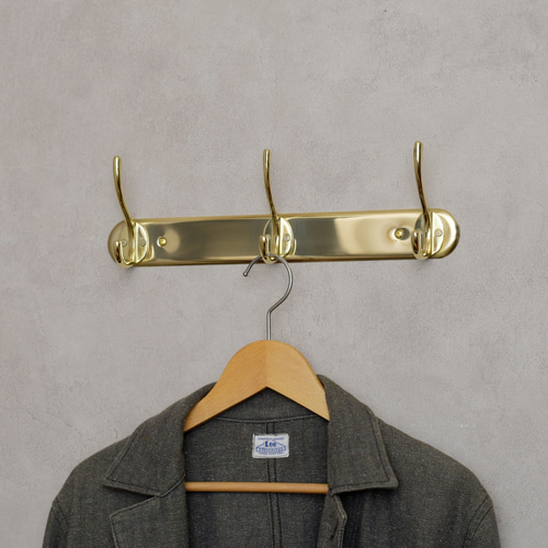真鍮製壁掛けハンガー