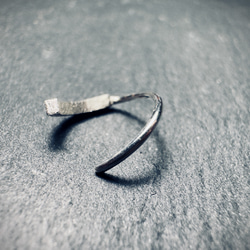 silver925 キャッチレス　フープピアス 4枚目の画像