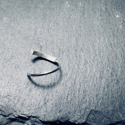 silver925 キャッチレス　フープピアス 3枚目の画像