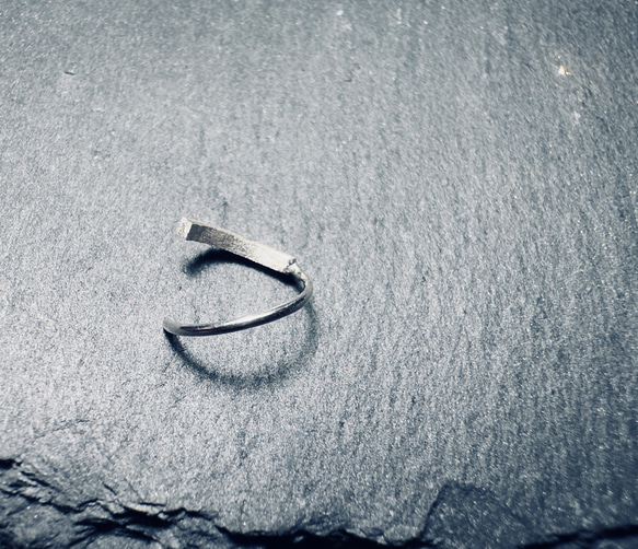 silver925 キャッチレス　フープピアス 3枚目の画像