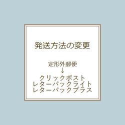 【きらきら】配送方法変更 配送方法の変更 (￥3,000以上のご購入で送料無料の方専用) その他素材