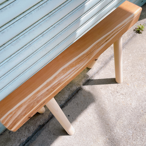 天然いちい 木製ベンチ インテリア家具 天然いちい 木製ベンチ インテリア家具