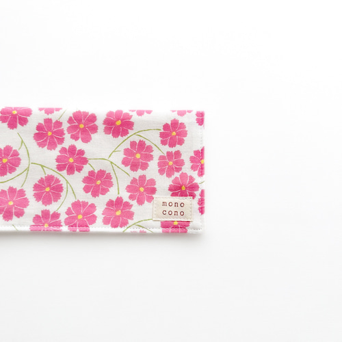 コスモス 』名入れ可｜国産ガーゼ+オーガニックコットン｜ガーゼ