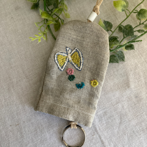 ハンドメイド ブローチ ミナペルホネン 生地 パッチワーク はぎれ 若 