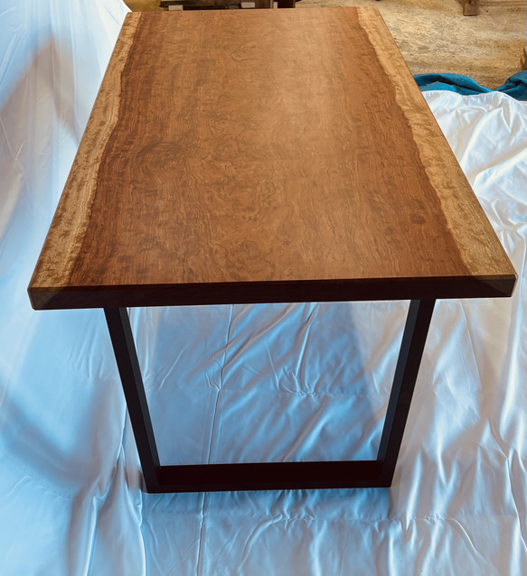 ブビンガ　ダイニングテーブル　4人掛け用 