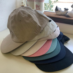 ６方キャップ（ピンク　高島ちぢみ） 2024年春夏モデル 11枚目の画像