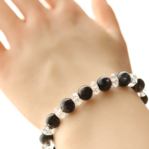 高品質スーパーセブンブラックエレスチャルアメジストブレスレット10.2ミリ 高品質スーパーセブンブラックエレスチャルアメジストブレスレット10.2