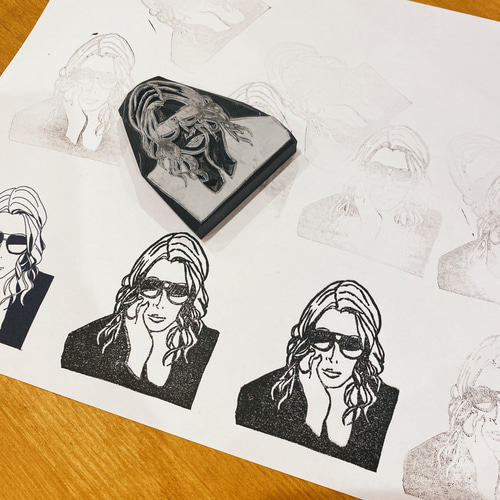 オーダーメイド 消しゴムはんこ はんこ・スタンプ 月鉱教育 通販