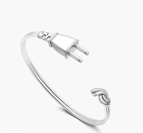 SilverPlugBracelet