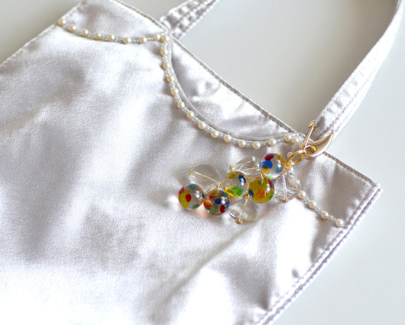 ☆カラフルレジンボールのキーホルダー 4枚目の画像