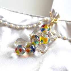 ☆カラフルレジンボールのキーホルダー 9枚目の画像