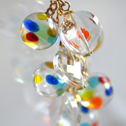 ☆カラフルレジンボールのキーホルダー 7枚目の画像