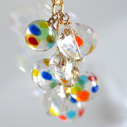 ☆カラフルレジンボールのキーホルダー 6枚目の画像