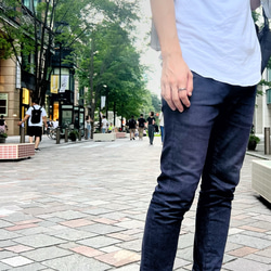 ハーフラウンド チタン リング グラデーション 3枚目の画像