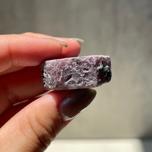 インド産【ルビー／コランダム】④ 鋼玉｜赤いcorundum｜鉱物