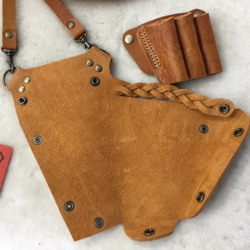 シザーケース トリマーケース 3丁用 美容師 トリマー 栃木レザー ヌメ