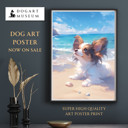 ✴️特別価格【原画】『トオボエ通り』（絵画　犬　チワワ　パピヨン　パステル画） 原画】『トオボエ通り』（絵画 犬 チワワ パピヨン パステル画