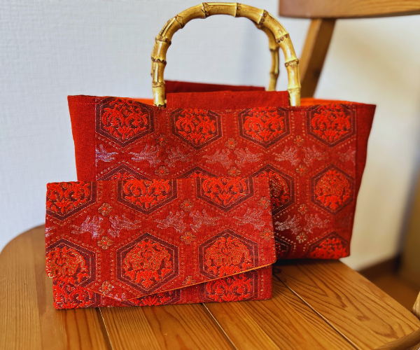 【オーダーメイド】あなたのわがままに伴走します！　手持ちの着物・帯をカバンにリメイクします。