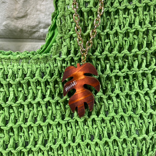 9 Hawaiianꕤ︎︎ ᗩᒪOᕼᗩモンステラ キーホルダー バッグチャーム 9