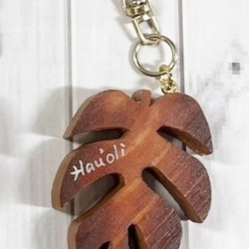 9 Hawaiianꕤ︎︎ ᗩᒪOᕼᗩモンステラ キーホルダー バッグチャーム