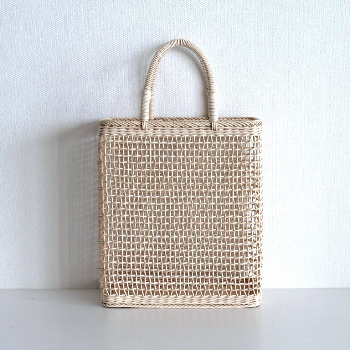 四角いトート・Ａ４縦（こだし編み）