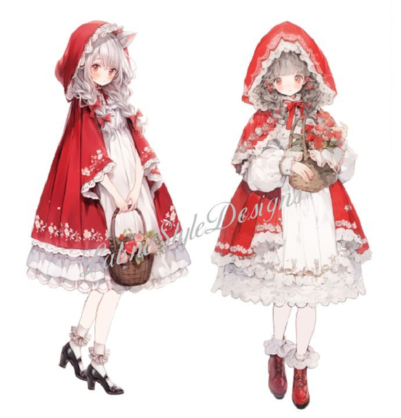 海外マスキングテープ巻売り15本まとめ売り 女の子セット② 人物