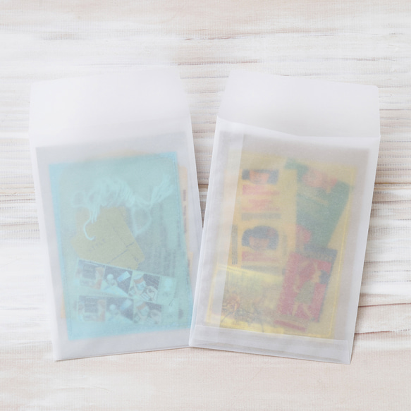 ポストカード　レター　アンティーク紙ものコラージュ　1枚入り 9枚目の画像