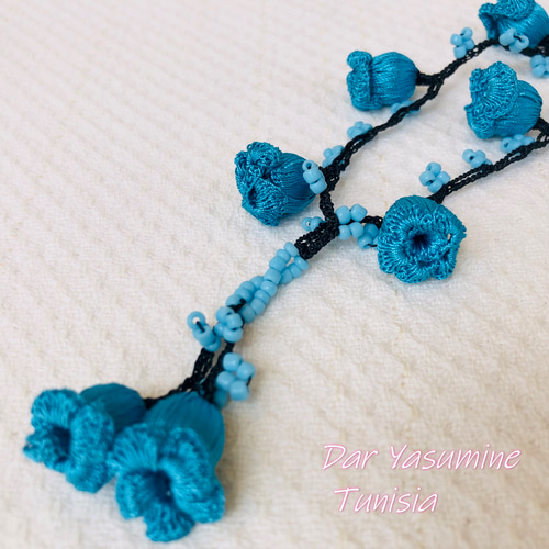 トルコ刺繍 ハンドメイド トルコ oyaオヤ刺繍 ブローチ - チュニジア雑貨/手仕事と北アフリカ