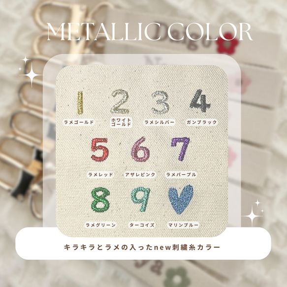 刺繍名入れ ポーチ ( 刺繍、名入れポーチ、バッグインバッグ、オムツポーチ、出産祝い) 6枚目の画像