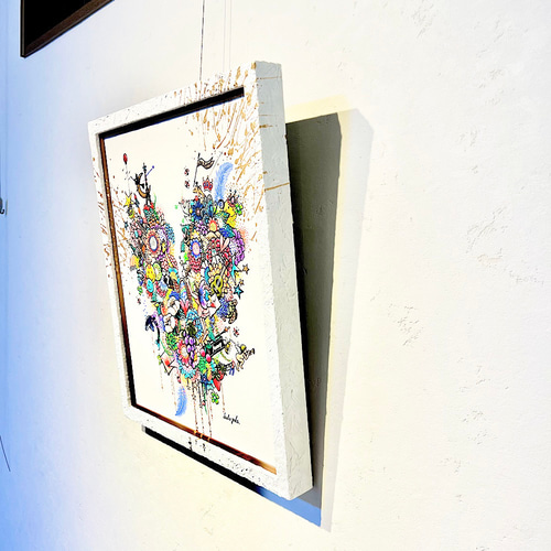 絵画 人物「セーターを着た少女」絵画アーティスト ガジュマル