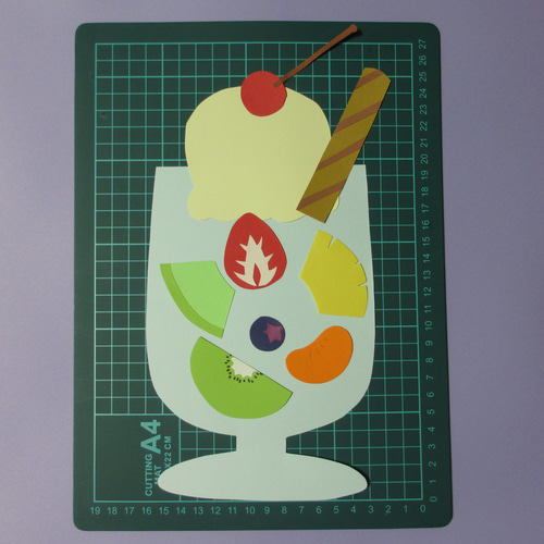 フルーツセット（夏の壁面／製作キット）画用紙 保育 保育園・幼稚園
