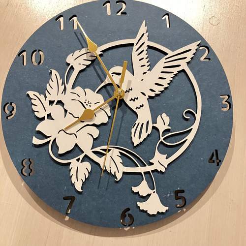 1枚のみ1000円クーポン配布中】青空の鳥時計 北欧デザインの壁掛け時計