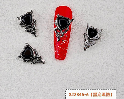 ネイルパーツ 地雷系 悪魔 病み系 ネイルパーツ 地雷系 悪魔 病み系