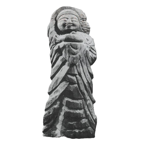 受注製作：善女竜王（高さ：20cm）仏像 円空仏 摸刻 木彫 【納期