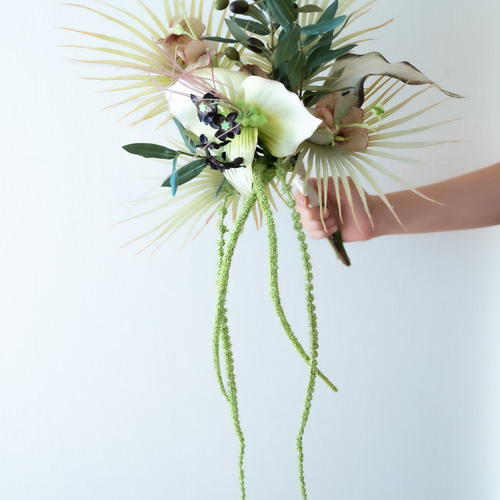 翌日発送対応】一点物 タッカとオリーブのブーケ〜bouquet 〜 ブーケ