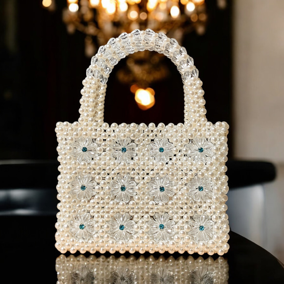 CLOUDY パーティバッグ ビーズバッグ パーティバッグ キラキラ 通販 ビーズ刺繍バッグ クラッチバッグ