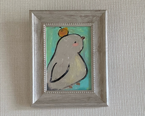 絵画。原画【かわいい黒猫と3つの赤いリンゴ】 絵画。原画【かわいい黒猫と3つの赤いリンゴ】 絵画。原画