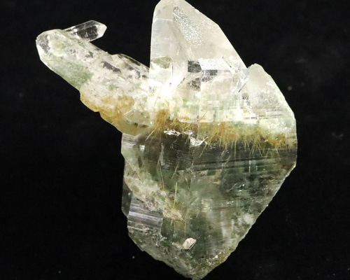 【匿名発送】マニハール産 クローライト付き水晶 マニハール産 ヒマラヤ 水晶 ゴールドルチル クローライト入り