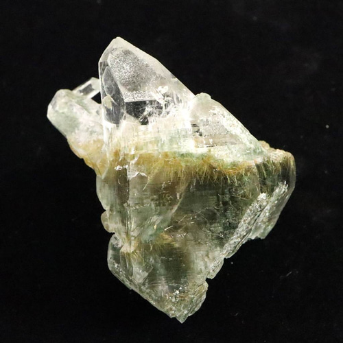 【匿名発送】マニハール産 クローライト付き水晶 マニハール産 ヒマラヤ 水晶 ゴールドルチル クローライト入り