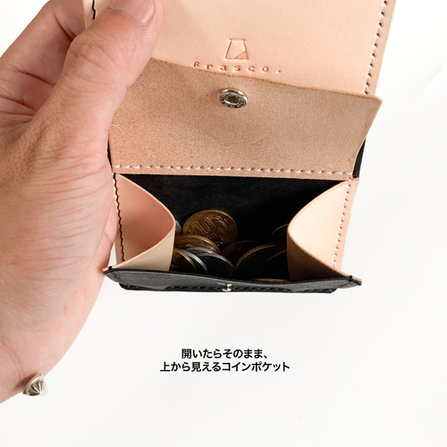 オーダー品　　三つ折り財布 dショッピング |財布 レディース 三つ折り コンパクト