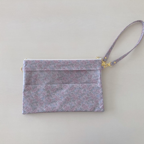 くちなし様　オーダー　お薬ポーチ　ハンドメイド　刺繍　両面　服薬管理　ファスナー 刺繍 ポーチ 薬 ハンドメイド 服薬管理 お薬ポーチ ファスナーポーチ