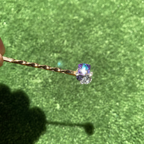 クリスタル ヘアピン ヘアピン スーパー☆マホミヤ 通販 18057774