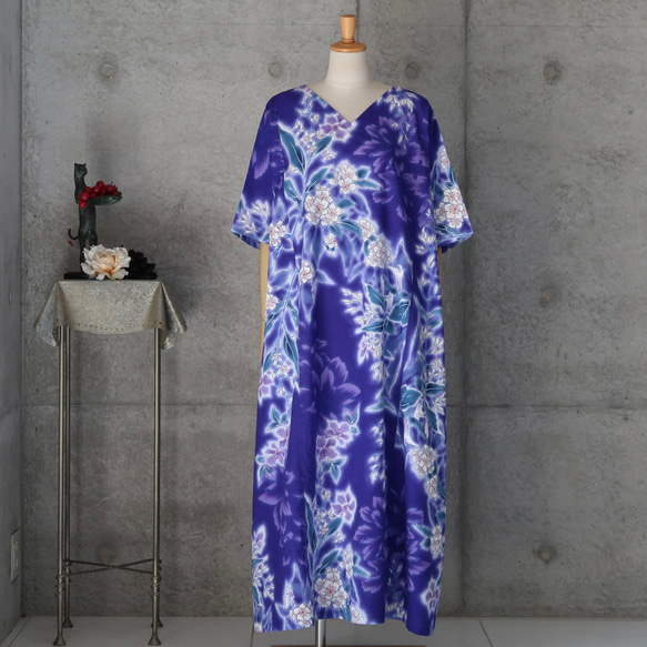 着物リメイク　浴衣ワンピース　 Lサイズ 着物リメイク 浴衣ワンピース Lサイズ