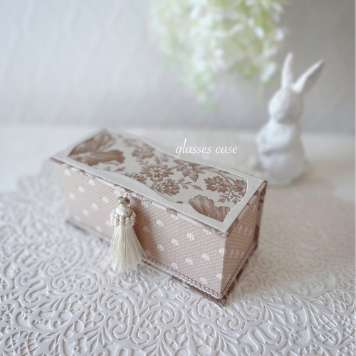 ✨一点物✨メガネ収納ボックス／メガネケース／カルトナージュ