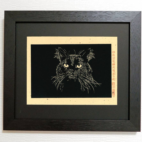 オーダー作品　自作絵画　ふたごのネコ　猫の絵 オーダー作品 自作絵画 ふたごのネコ 猫の絵 オーダー作品 自作絵画