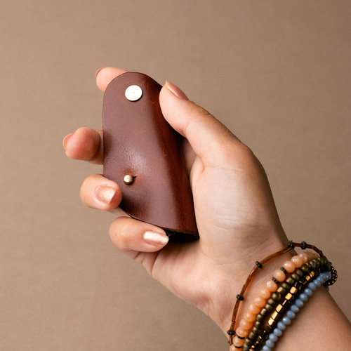 本革 牛革 レザーキーオーガナイザー / コンパクトキーケース